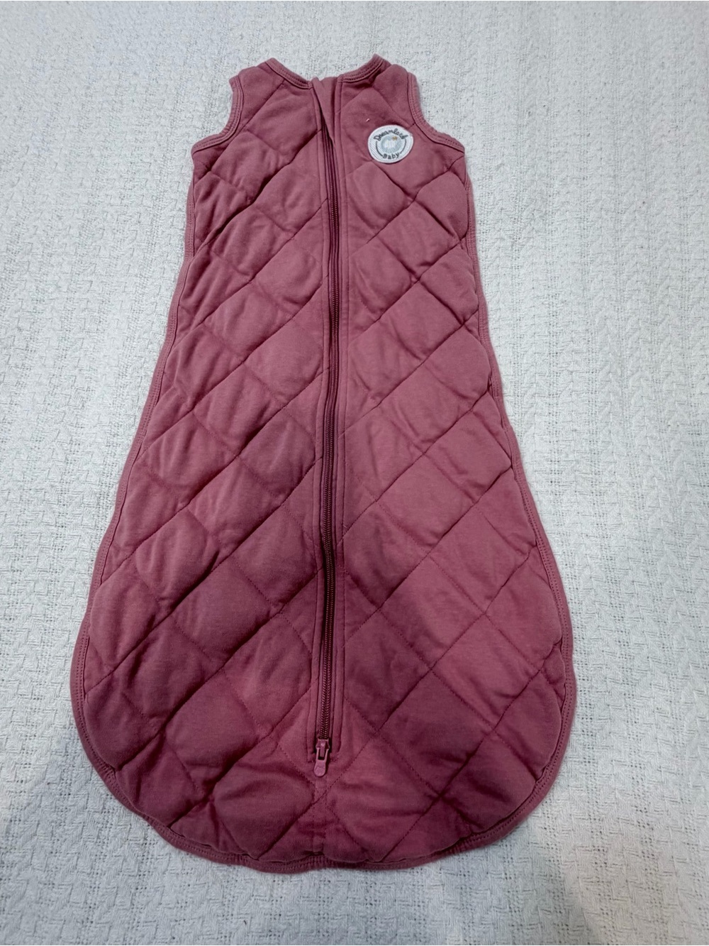 Quilted Weighted Sleeveless Sleep Sack for Kids - Dusty Rose
